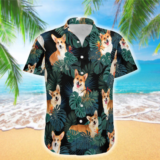 Love Corgi Hawaiian Shirt For Men Women