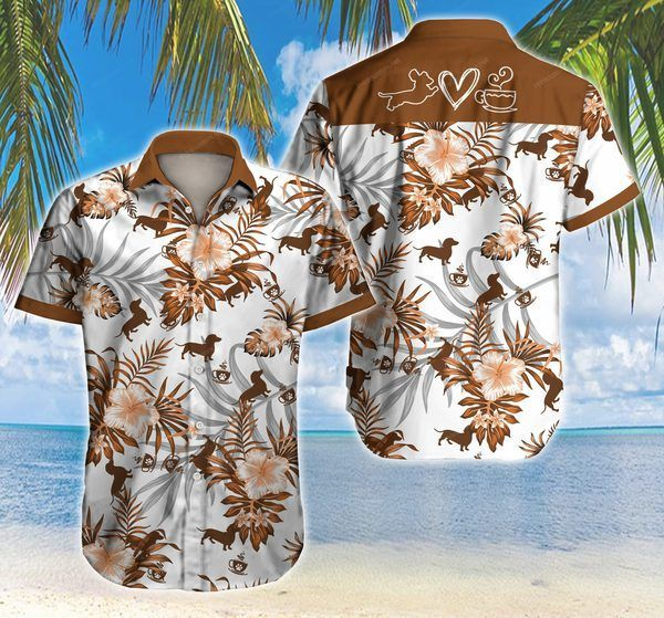 Love Dachshund Hawaiian Shirt For Men Women