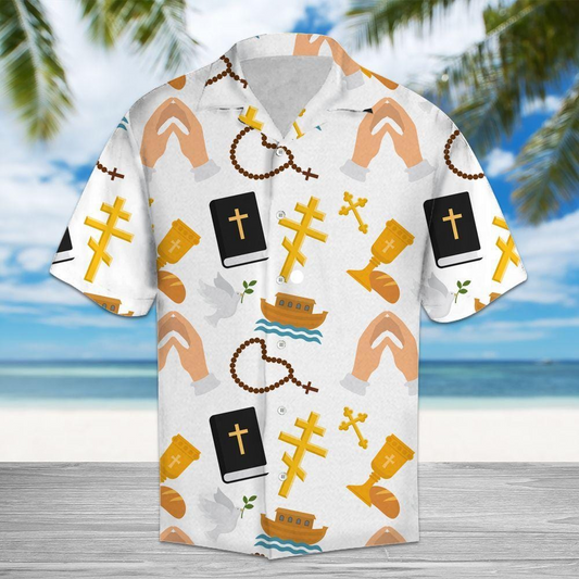 Love Jesus Pray For Peace Hawaiian Shirt For Men Women