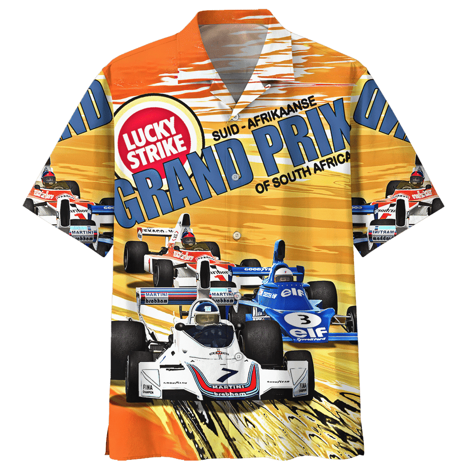 Lucky Strike Suid Afrikaanse Grprix Of South Africa Formula Car Racing Hawaiian Shirt For Men Women