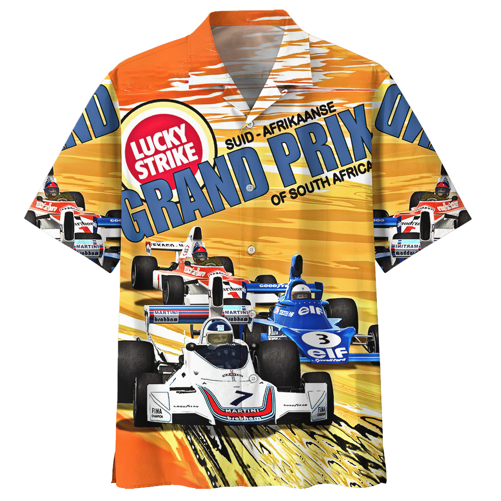 Lucky Strike Suid Afrikaanse Grprix Of South Africa Formula Car Racing Hawaiian Shirt For Men Women