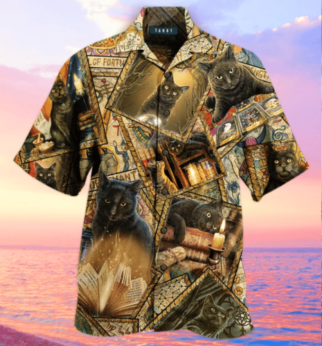 Magic Cats Hawaiian Shirt For Men Women