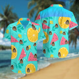 Maine Coon Turquoise Fashion Design Hawaiian Shirt For Men Women