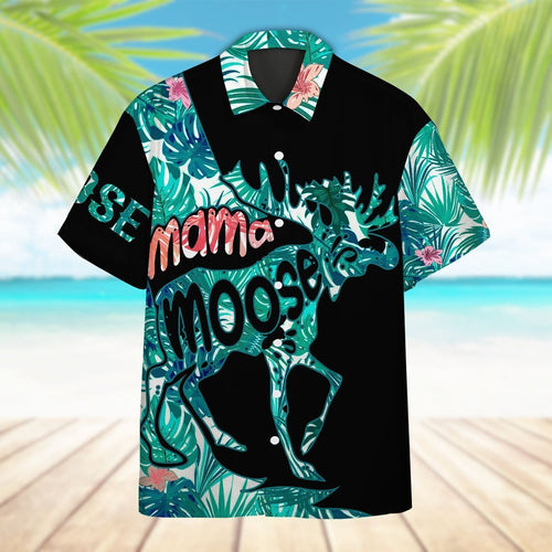 Mama Moose Mother Day Hawaiian Shirt For Men Women