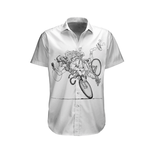 Man Bike Hawaiian Shirt For Men Women