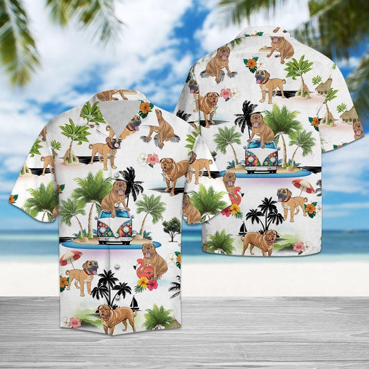 Mastiff Vacation Multicolor Best Design Hawaiian Shirt For Men Women