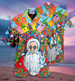 Merry Peacemas Santa Claus Hawaiian Shirt For Men Women