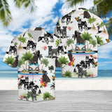 Miniature Schnauzer Vacation Multicolor Nice Design Hawaiian Shirt For Men Women