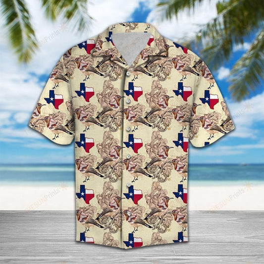 Mockingbird Texas Cream Amazing Design Hawaiian Shirt For Men Women