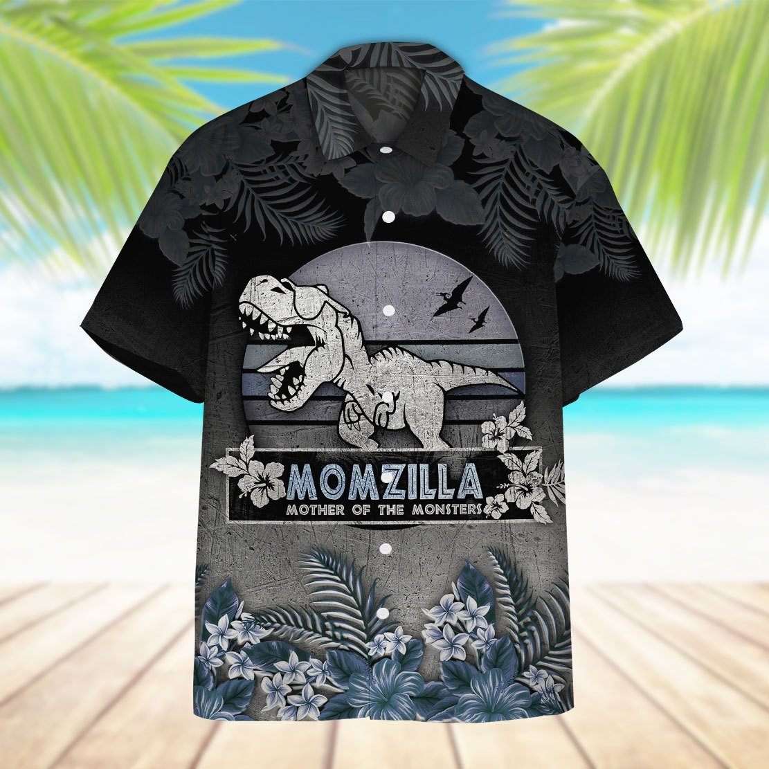 Momzilla Hawaiian Shirt For Men Women