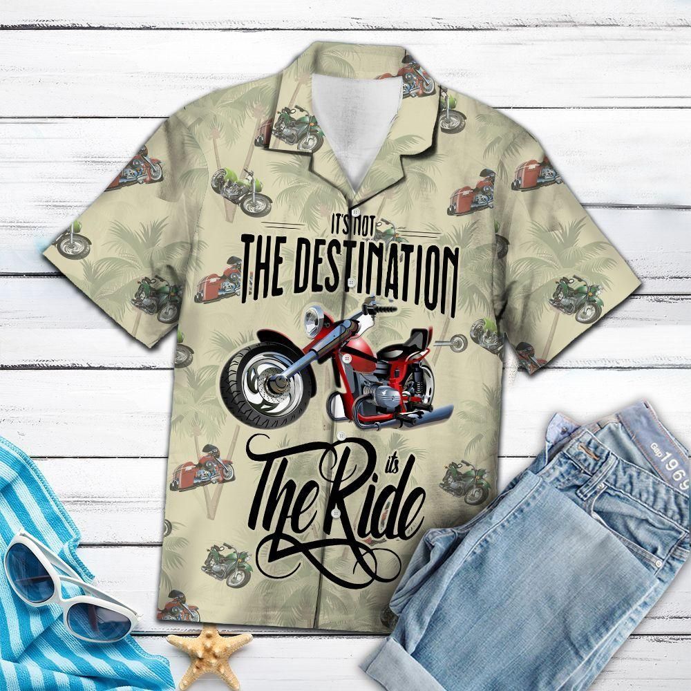 Motorbike The Ride Gray Awesome Design Hawaiian Shirt For Men Women