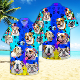 My Heart Belongs To The Bulldog Hawaiian Shirt For Men Women