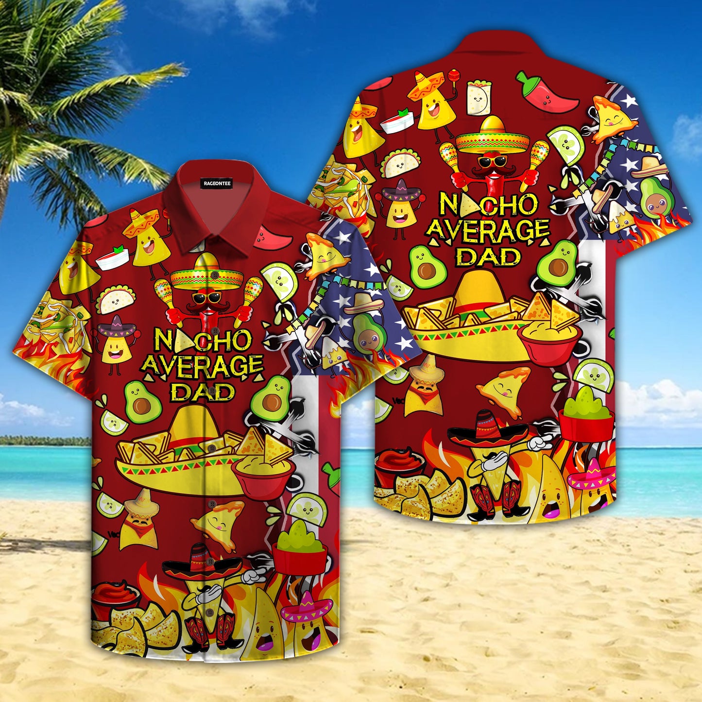 Nachos Daddy Hawaiian Shirt For Men Women