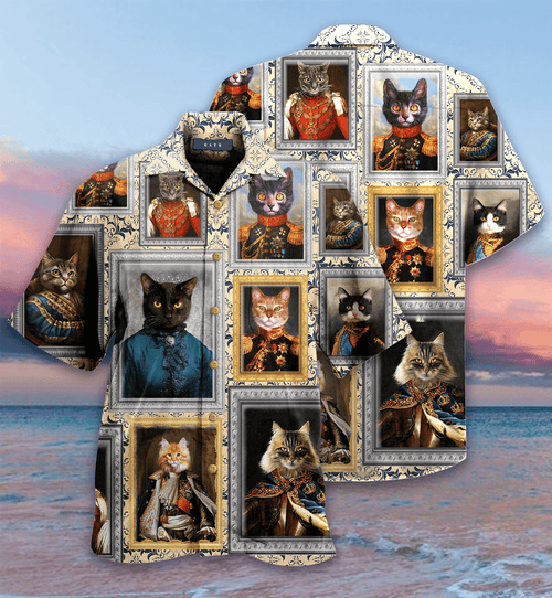 Noble Cat Aristocrat Hawaiian Shirt For Men Women