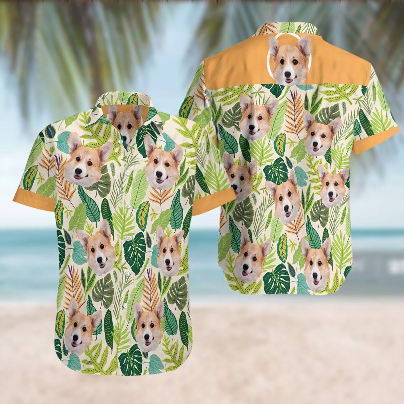 Pembroke Welsh Corgis Green Best Design Hawaiian Shirt For Men Women