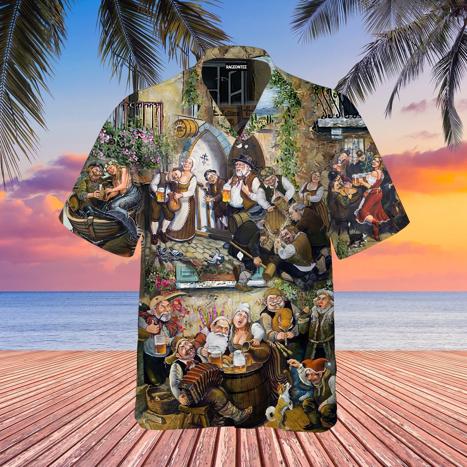 People In The World Drink Beer For International Beer Day Hawaiian Shirt For Men Women