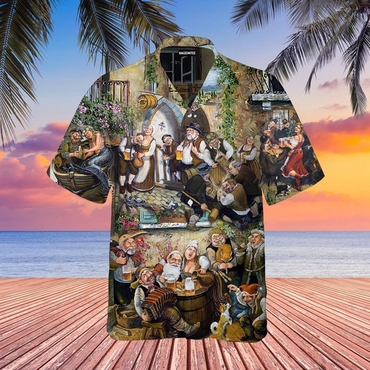 People In The World Drink Beer For International Beer Day Hawaiian Shirt For Men Women