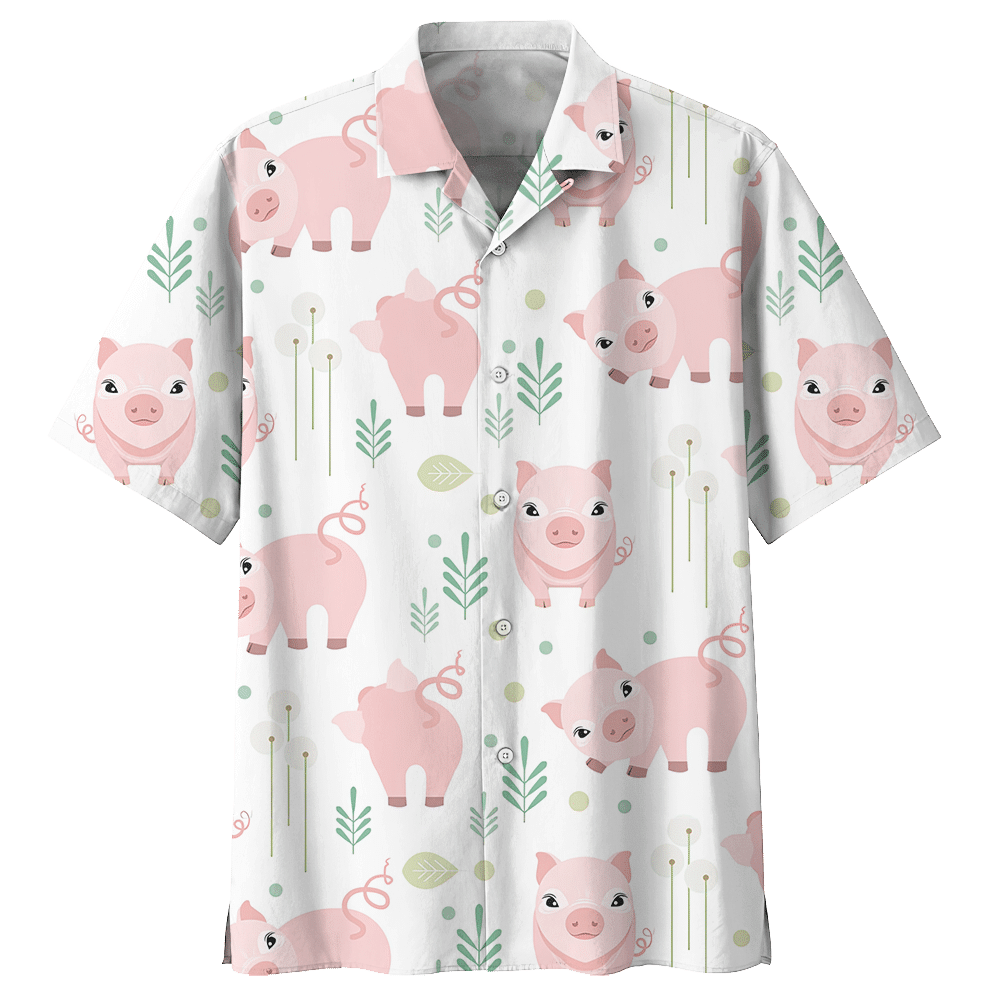 Pig Hawaiian Shirt Clothing Black For Men Women