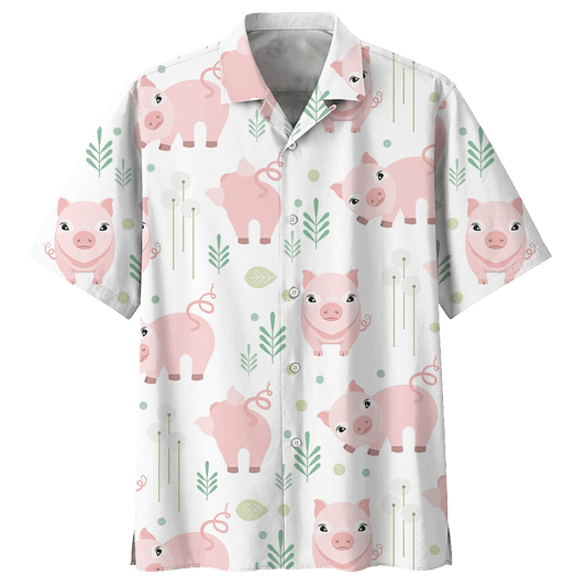 Pig Hawaiian Shirt Clothing Black For Men Women
