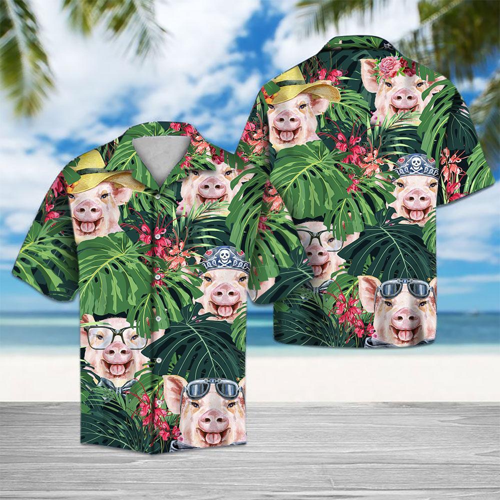 Pig Hawaiian Shirt For Men Women