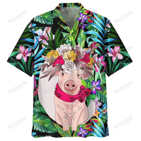 Pig Hawaiian Shirt For Men Women