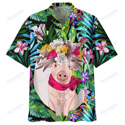 Pig Hawaiian Shirt For Men Women