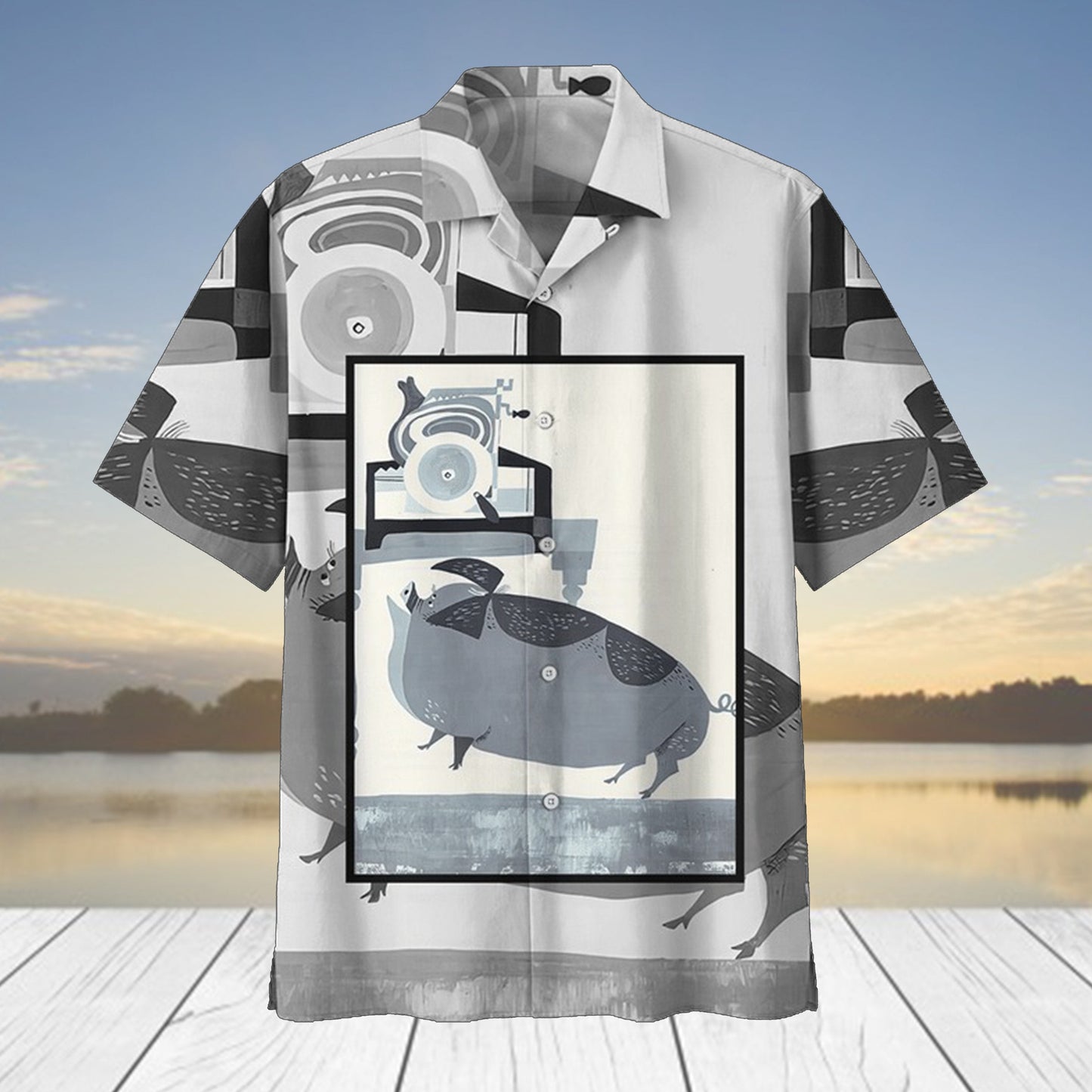 Pig Hawaiian Shirt For Men Women