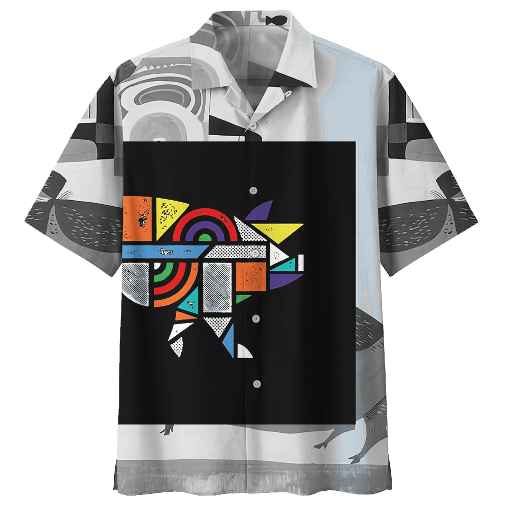 Pig Hawaiian Shirt Sport Grey For Men Women