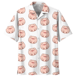 Pig Hawaiian Shirt Black For Men Women