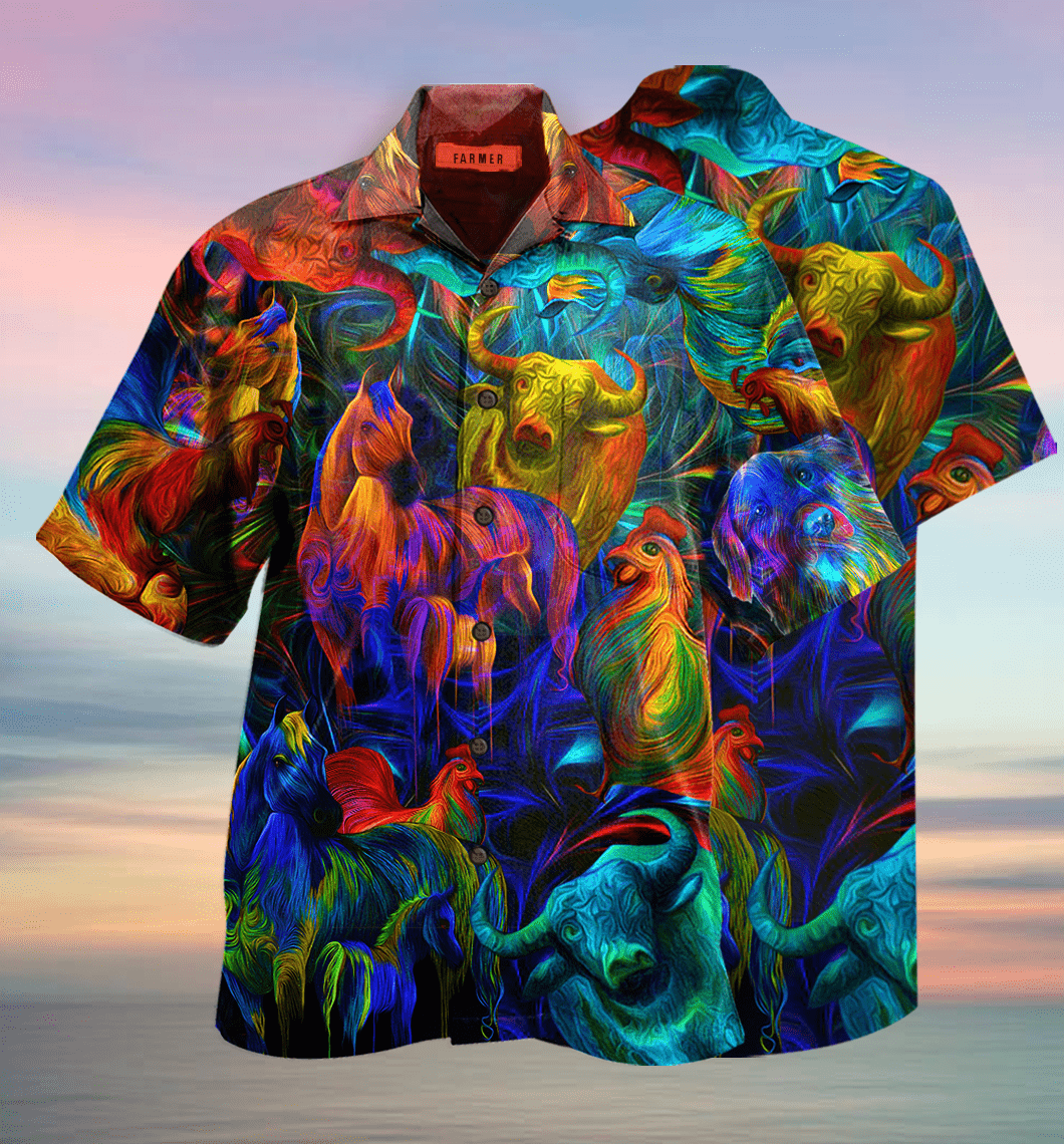 Proud Farmer Hawaiian Shirt For Men Women