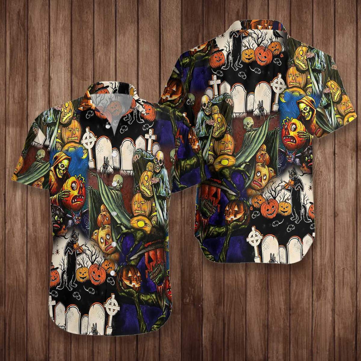 Pumpkin Night Is Coming Hawaiian Shirt For Men Women