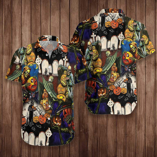 Pumpkin Night Is Coming Hawaiian Shirt For Men Women