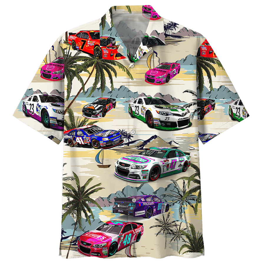 Racing Car Hawaiian Shirt For Men Women