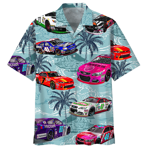 Racing Car Hawaiian Shirt For Men Women