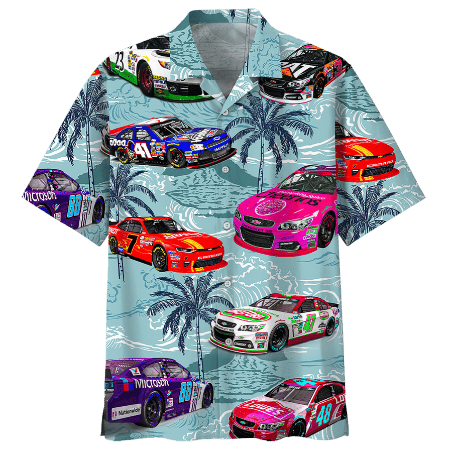Racing Car Hawaiian Shirt For Men Women