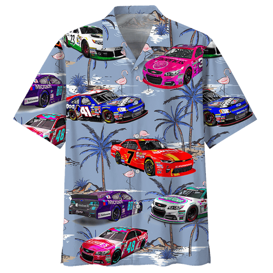 Racing Car Hawaiian Shirt For Men Women