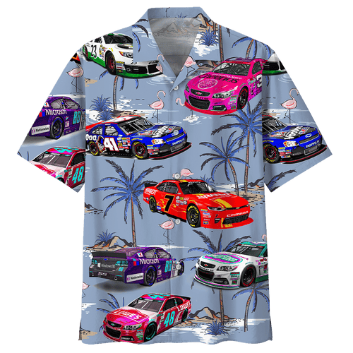 Racing Car Hawaiian Shirt For Men Women