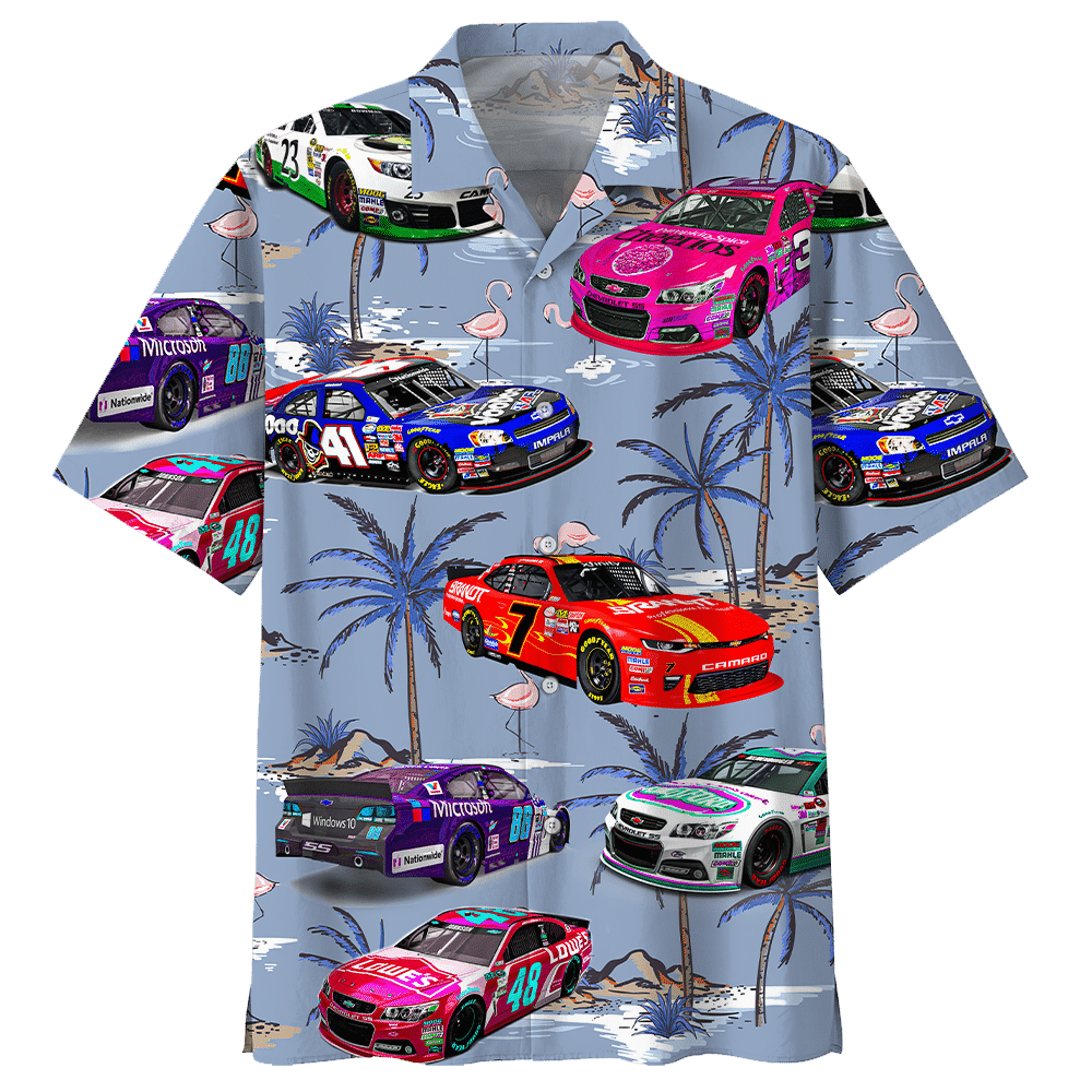 Racing Car Hawaiian Shirt For Men Women