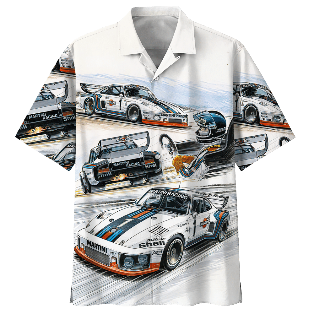 Racing Car Hawaiian Shirt For Men Women