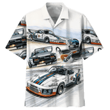 Racing Car Hawaiian Shirt For Men Women