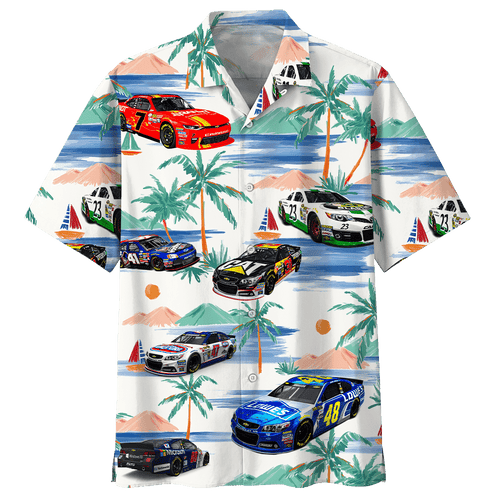 Racing Car Hawaiian Shirt For Men Women