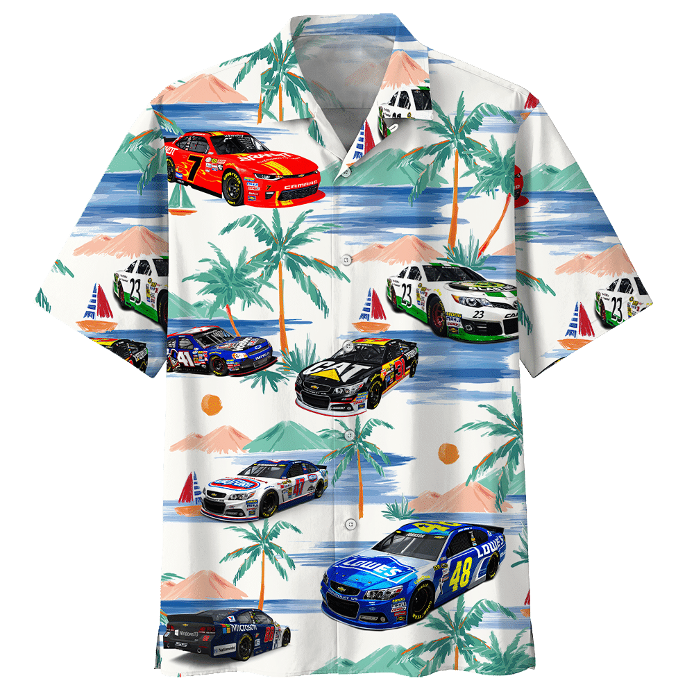 Racing Car Hawaiian Shirt For Men Women