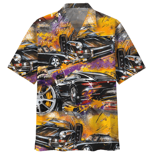 Racing Car Hawaiian Shirt For Men Women