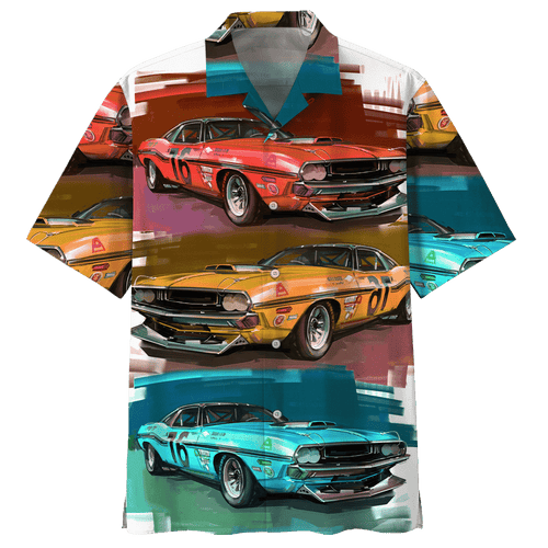 Racing Car Hawaiian Shirt For Men Women