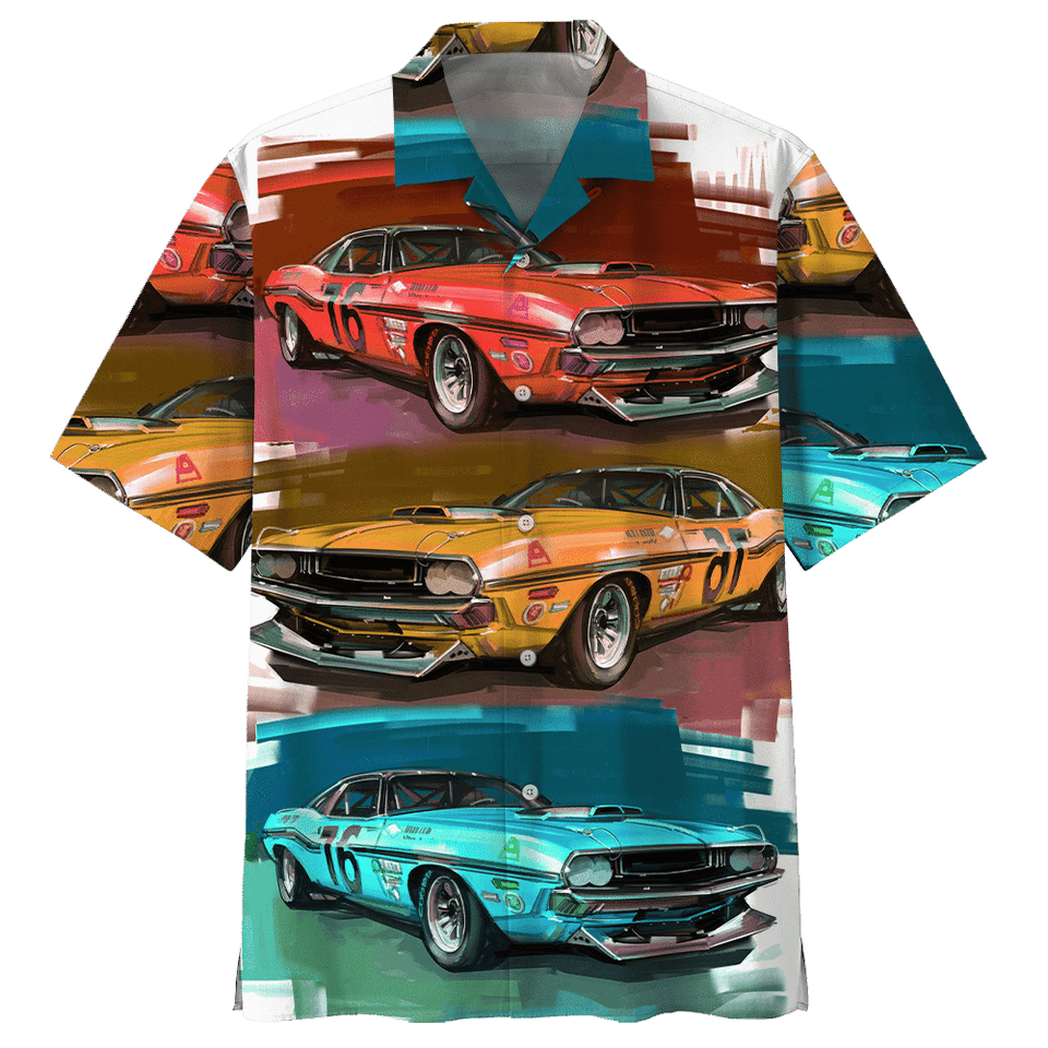 Racing Car Hawaiian Shirt For Men Women
