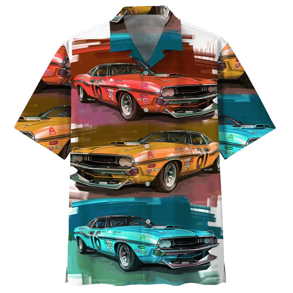 Racing Car Hawaiian Shirt For Men Women
