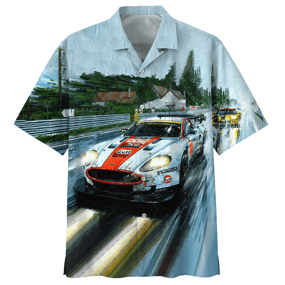 Racing Car Hawaiian Shirt For Men Women