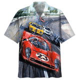 Racing Car Hawaiian Shirt For Men Women