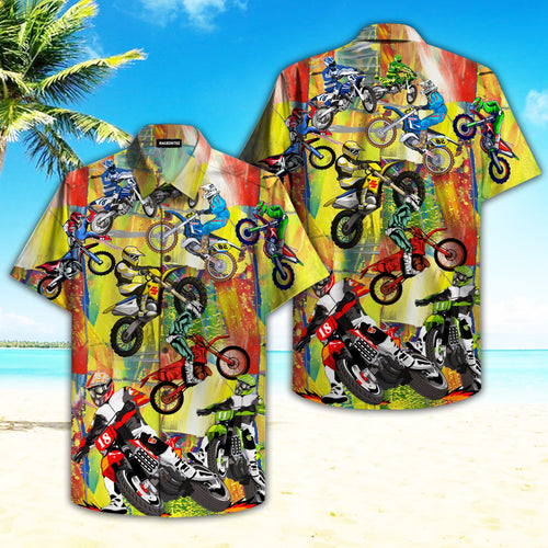 Racing Motocross Lover Hawaiian Shirt For Men Women