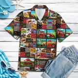 Red Tractor Hawaiian Shirt For Men Women